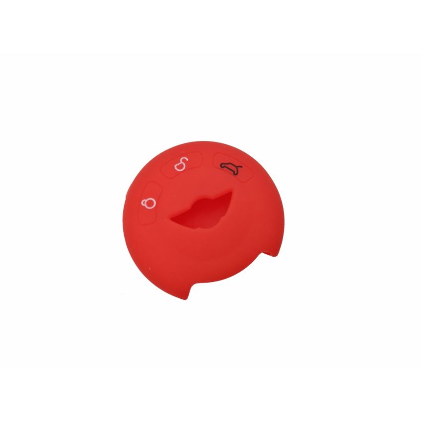 Capa silicone MINI, três botões, vermelho