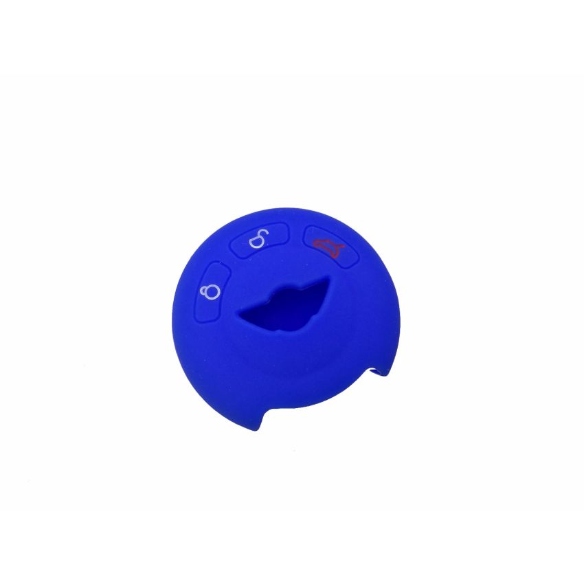 Capa silicone MINI, três botões, azul