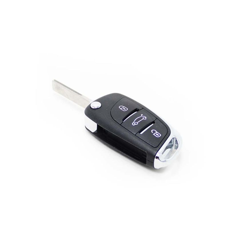 Caixa Para Comando Citroën Flip 3 Botões (Mala) Modelo Novo