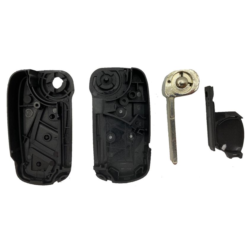 Caixa Para Comando Ford Flip 3 Botões Pilha Lateral