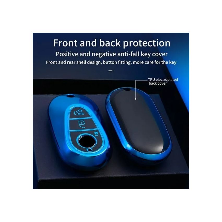 Capa TPU Mercedes Três Botões Nº08