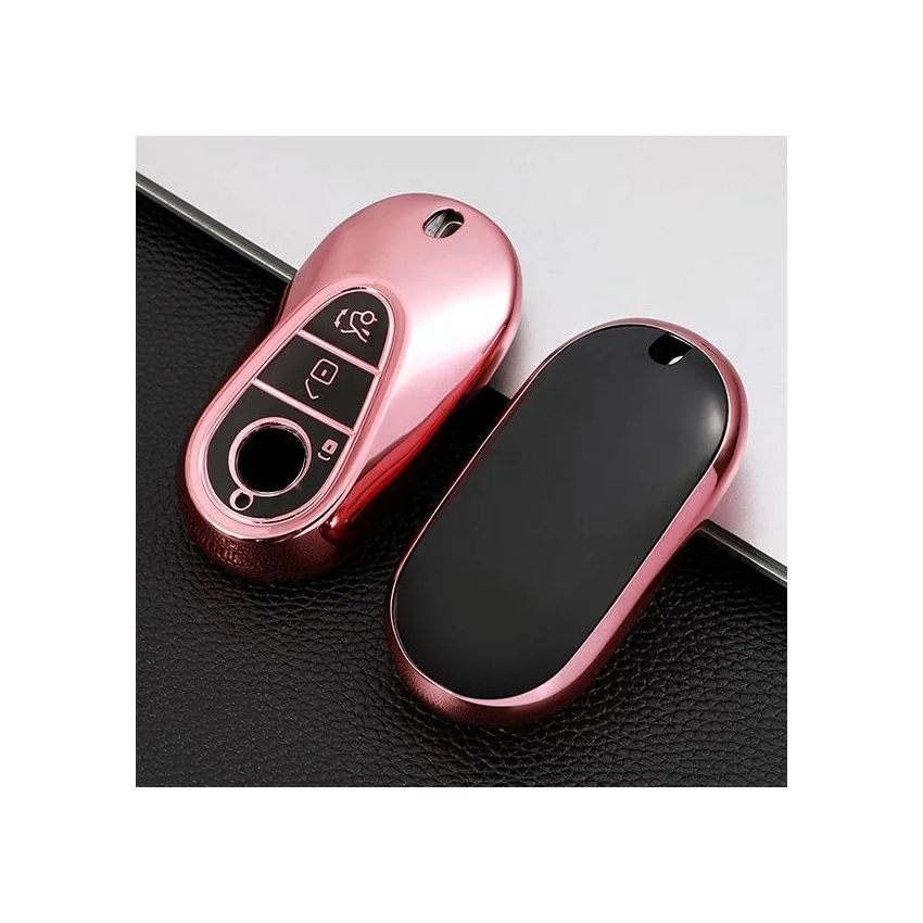 Capa TPU Mercedes Três Botões Nº08