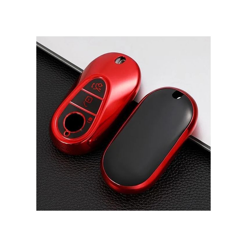 Capa TPU Mercedes Três Botões Nº08