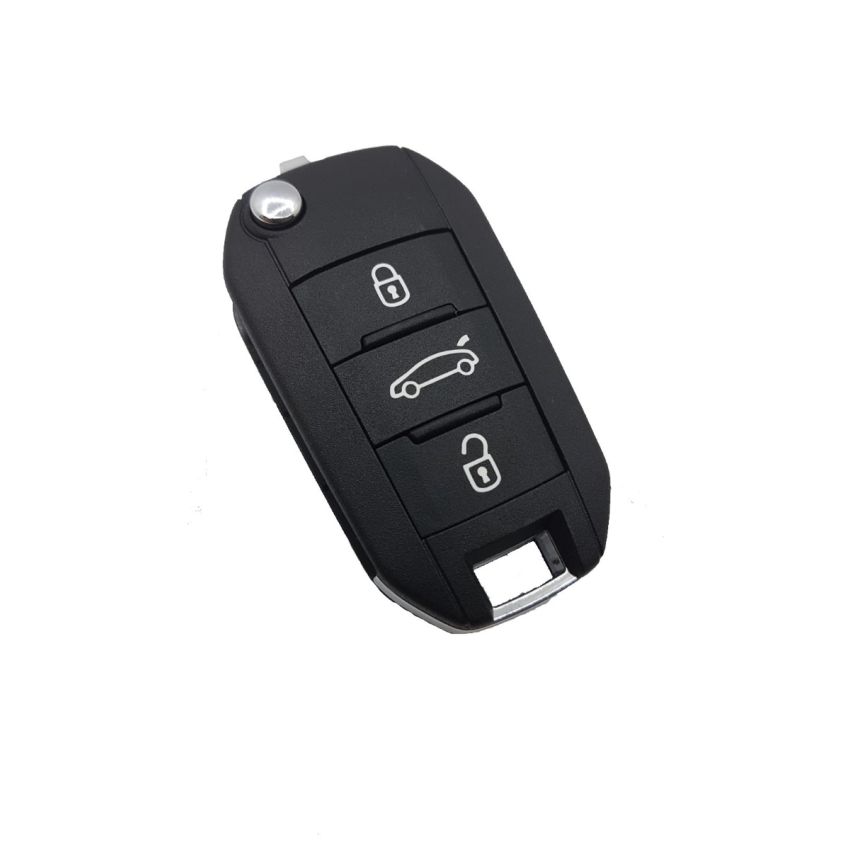 Caixa Para Comando Peugeot Flip 3 Botões (Mala)