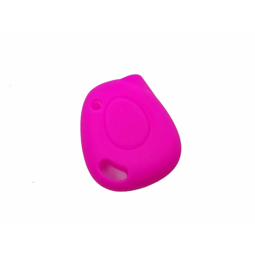 Capa silicone Renault, um botão infravermelho, rosa