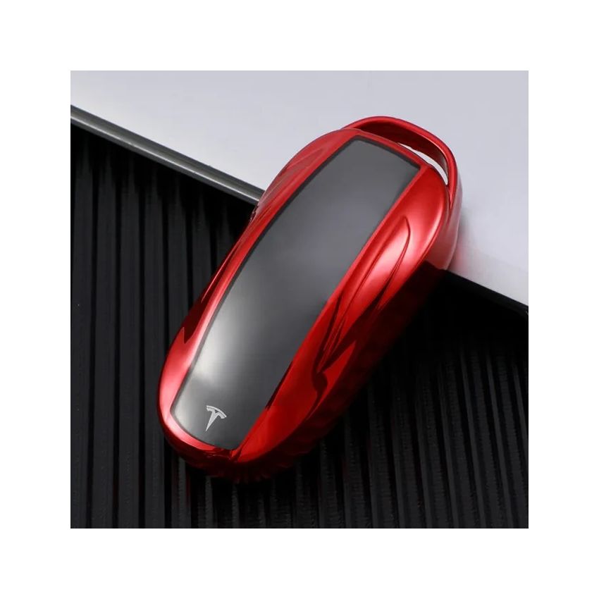 Capa TPU Tesla Três Botões Nº01