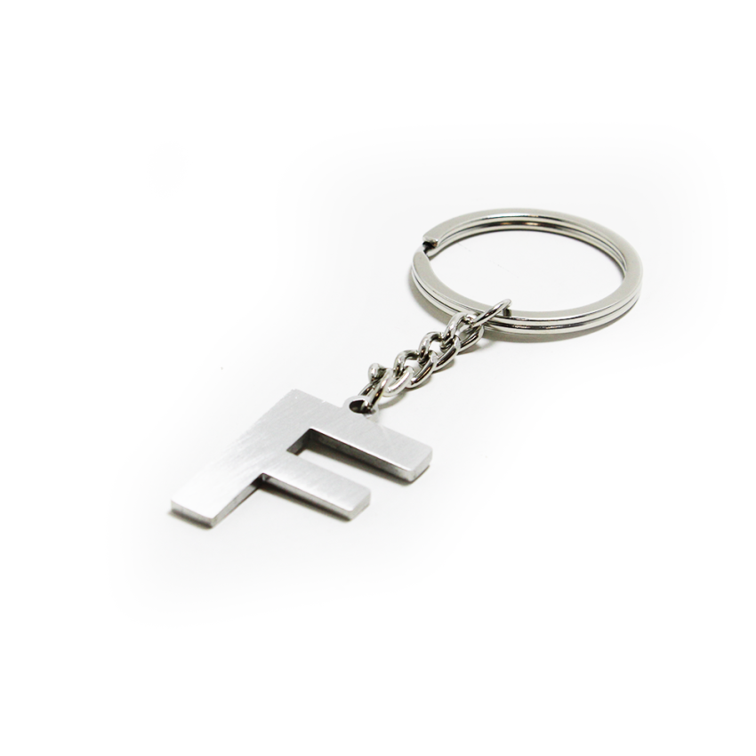 Porta-Chave metálico letra F