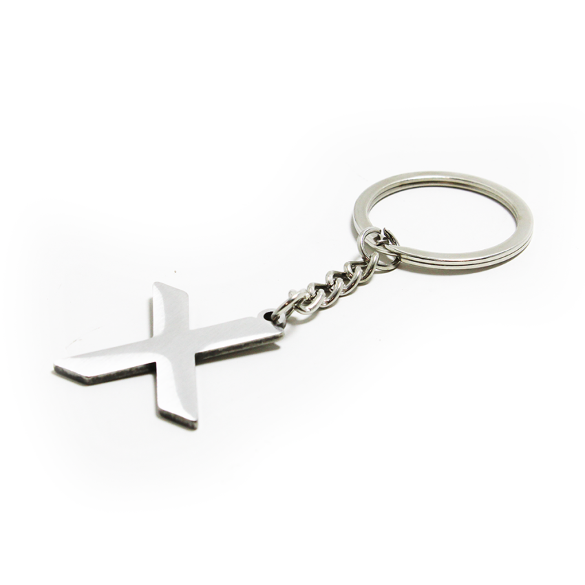 Porta-Chave metálico letra X