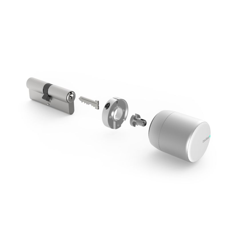 Adaptador Tedee para cilindro Europeu cor prata