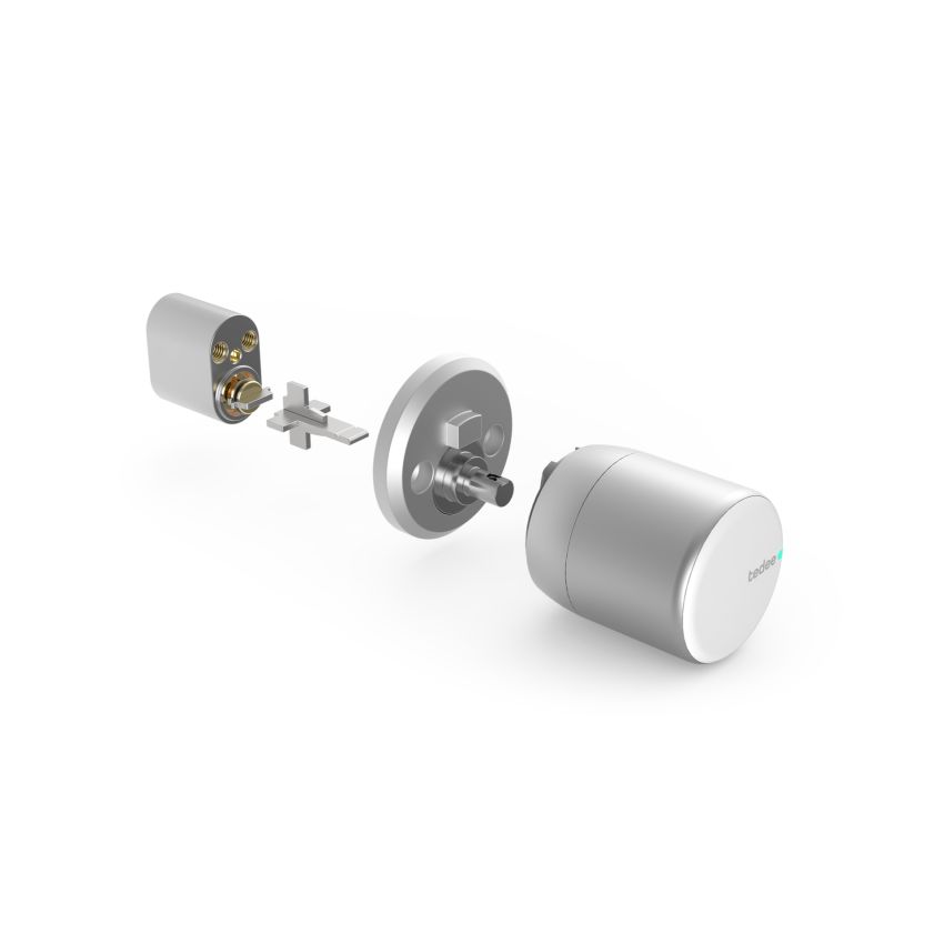 Adaptador Tedee para cilindro Nordico / Escandinavo cor prata