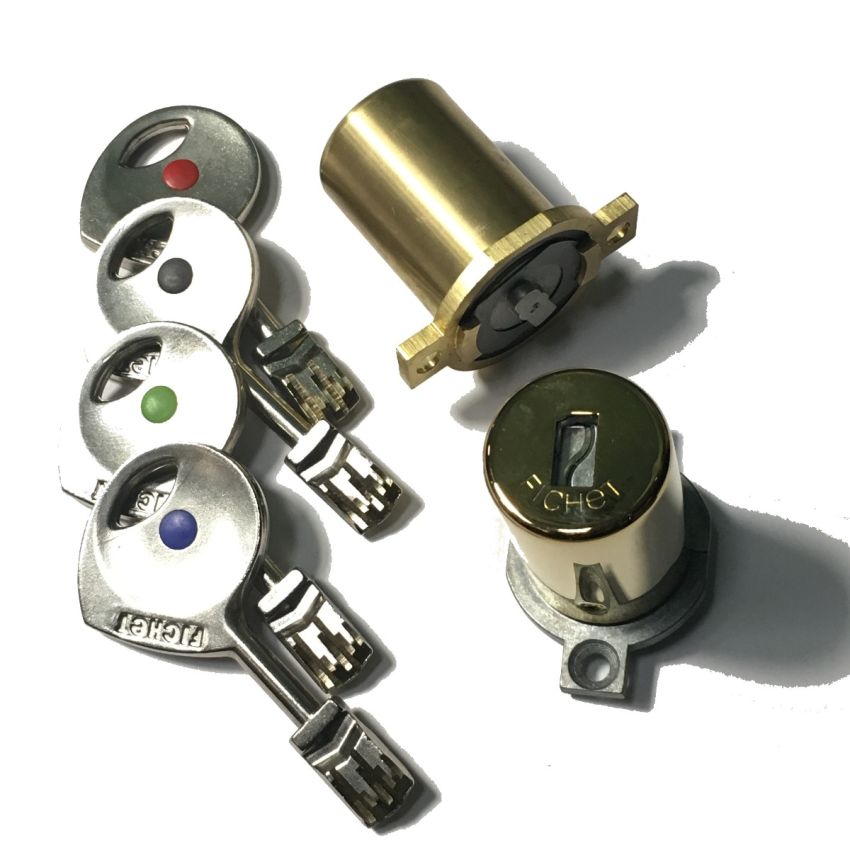 Cilindro Fichet 787Z 2D curto-curto dourado