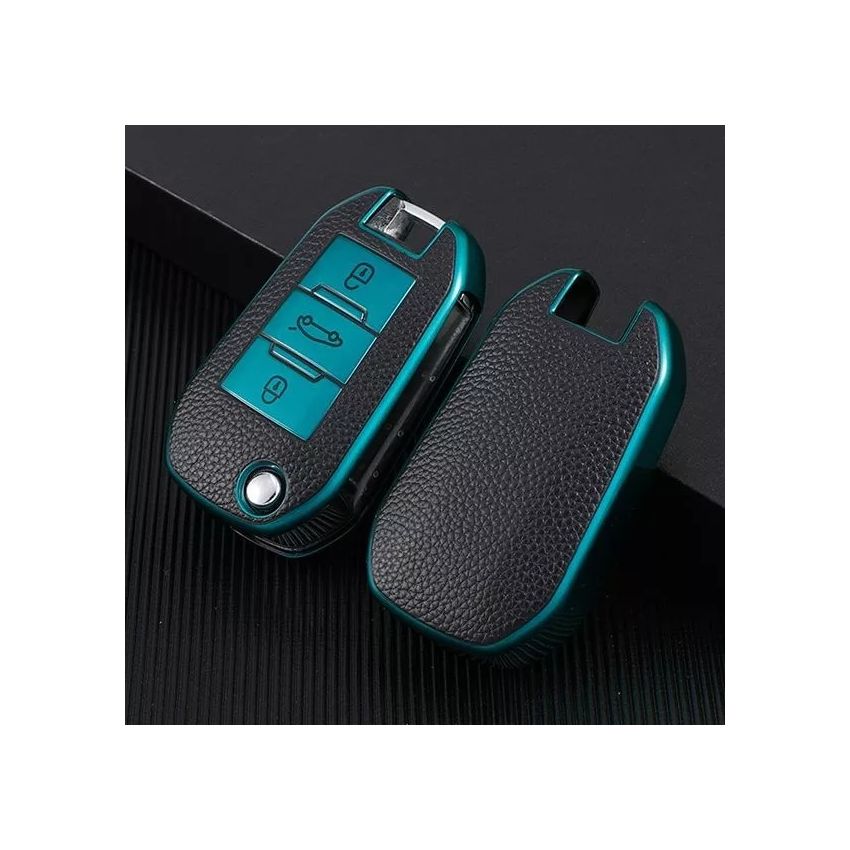 Capa TPU Citroen Três Botões Nº12 VERDE