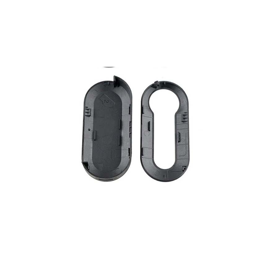 Capa Preta Para Caixa Fiat Flip 3 Botões