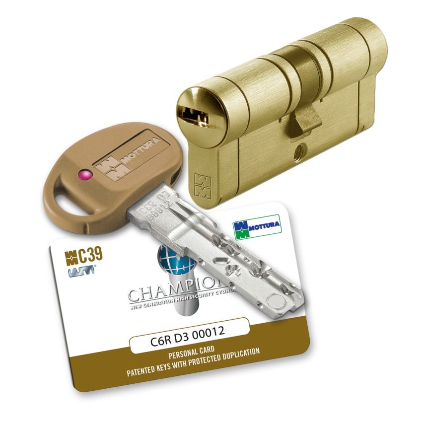 Cilindro Mottura - Chaviarte C39 31x31mm latonado