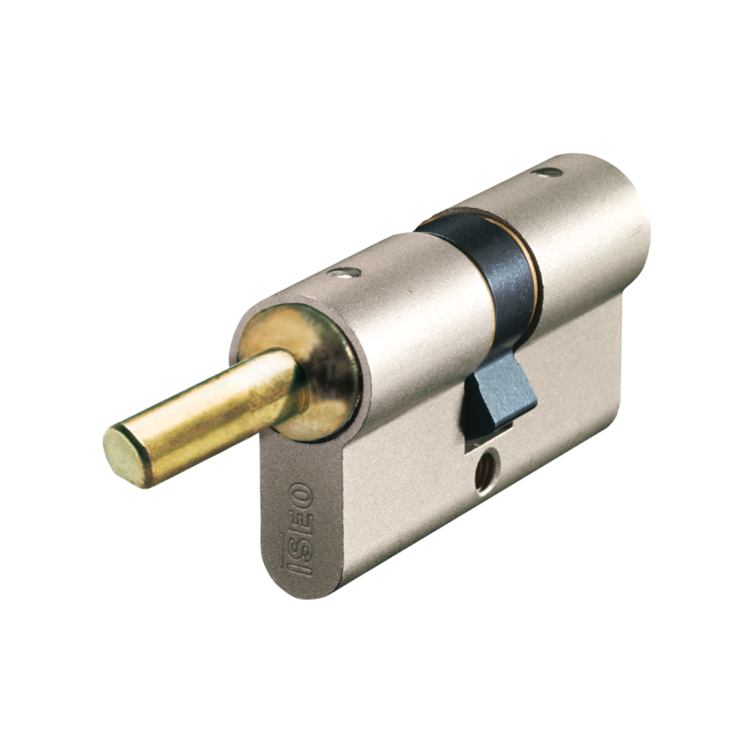 Cilindro Iseo F7 30mm espigão x 30mm niquelado