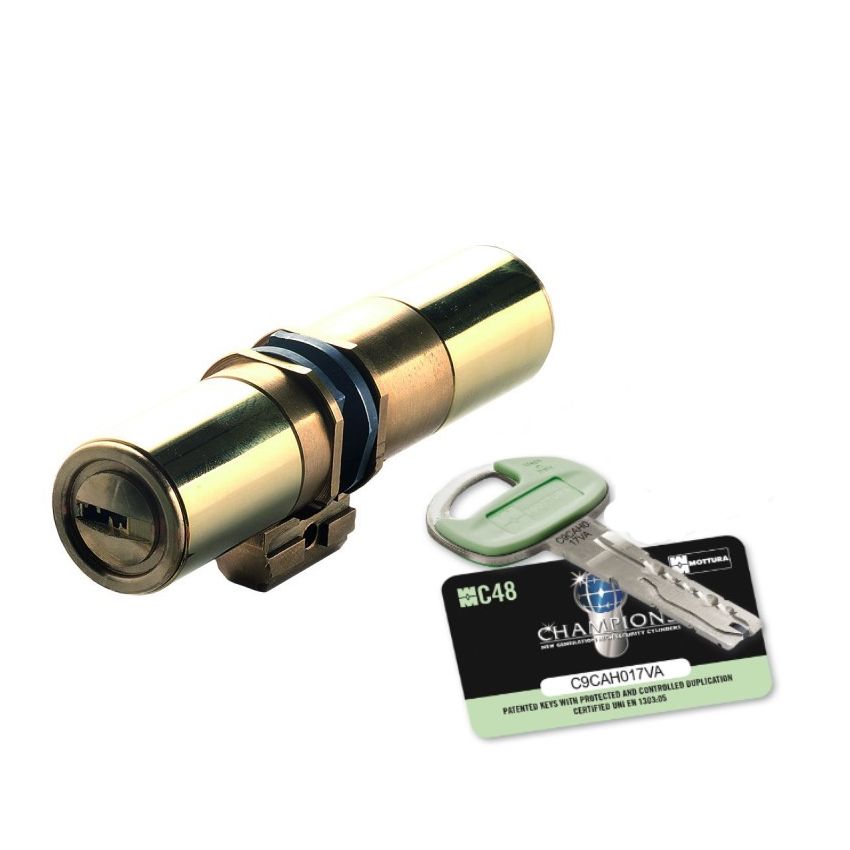 Cilindro Mottura Champions T C48 5062 OT para portas Fichet Vertipoint