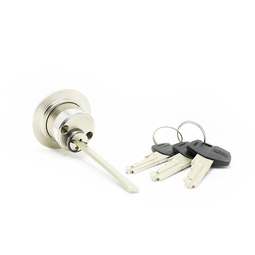 Cilindro Tesa TK6 redondo solto, niquelado