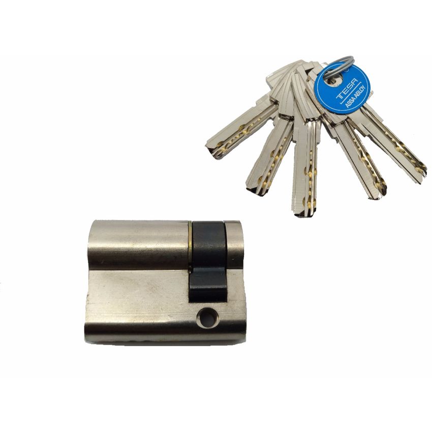 Cilindro Tesa T60 45x10mm niquelado