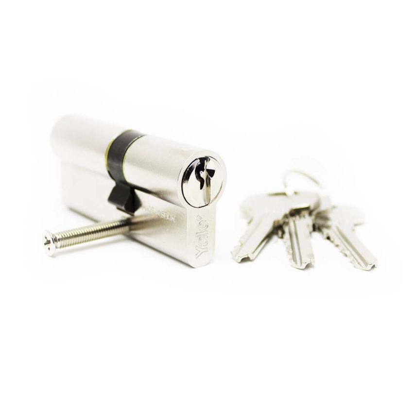 Cilindro Yale YL5 30x40mm niquelado