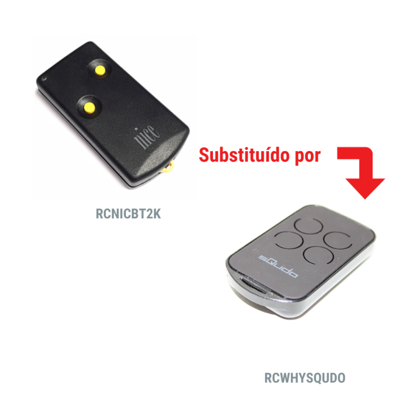 Comando NICE BT2K 40,685- DESCONTINUADO (Ver em artigo alternativo modelo compatível)