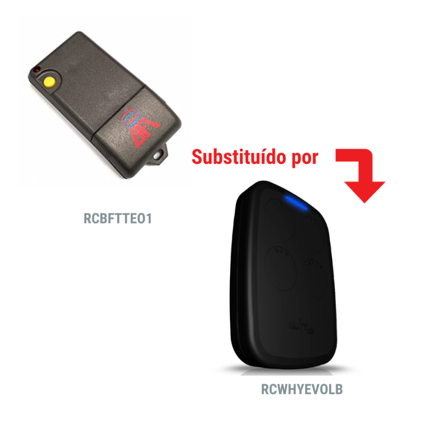 Comando BFT TEO1 - DESCONTINUADO (ver em artigo alternativo modelo compatível)