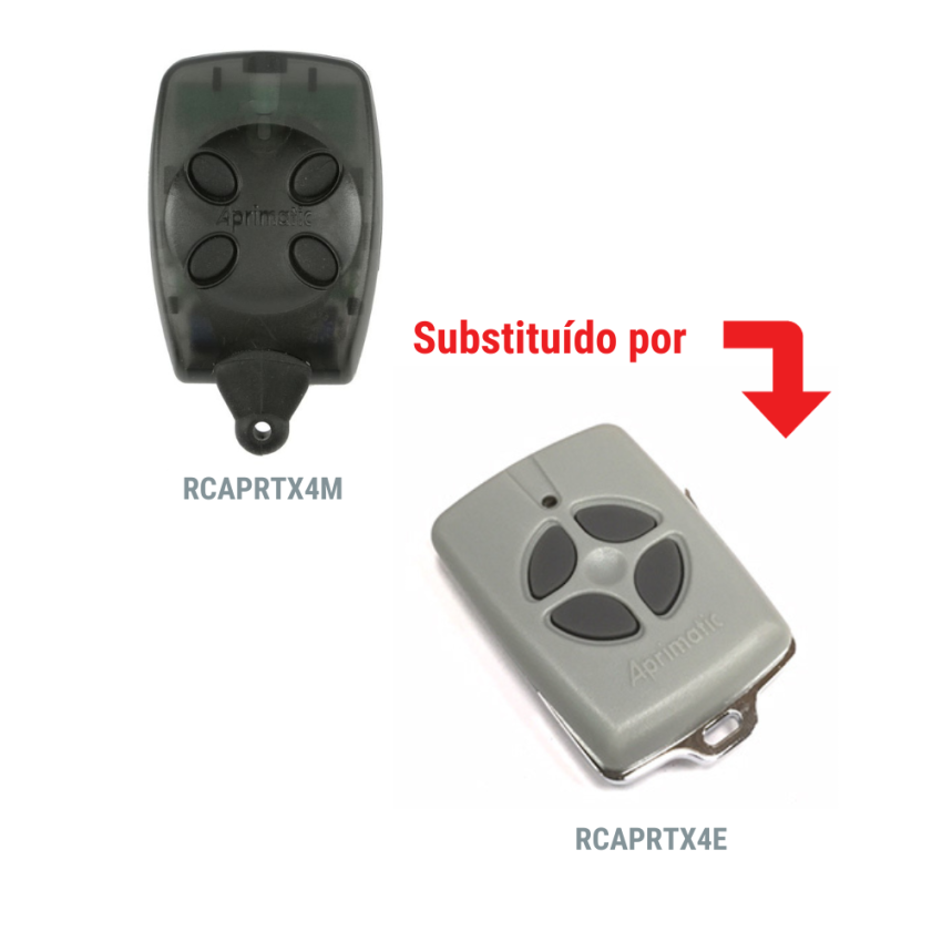 Comando APRIMATIC TX4M- DESCONTINUADO (Ver em artigo alternativo modelo compatível)