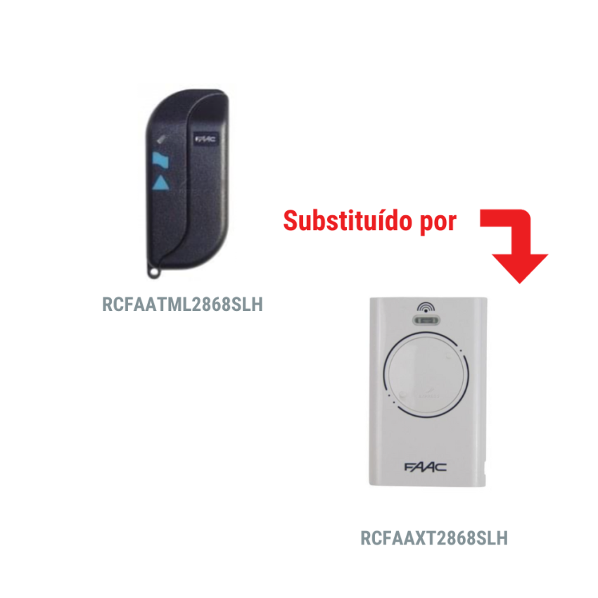 Comando FAAC TML2868SLH- DESCONTINUADO (Ver em artigo alternativo modelo compatível)