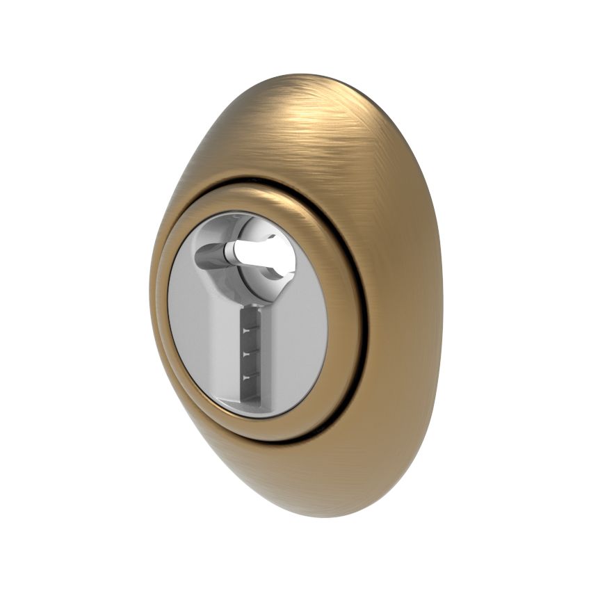 Escudo Mottura magnético de palhetão c/3 chaves, bronze