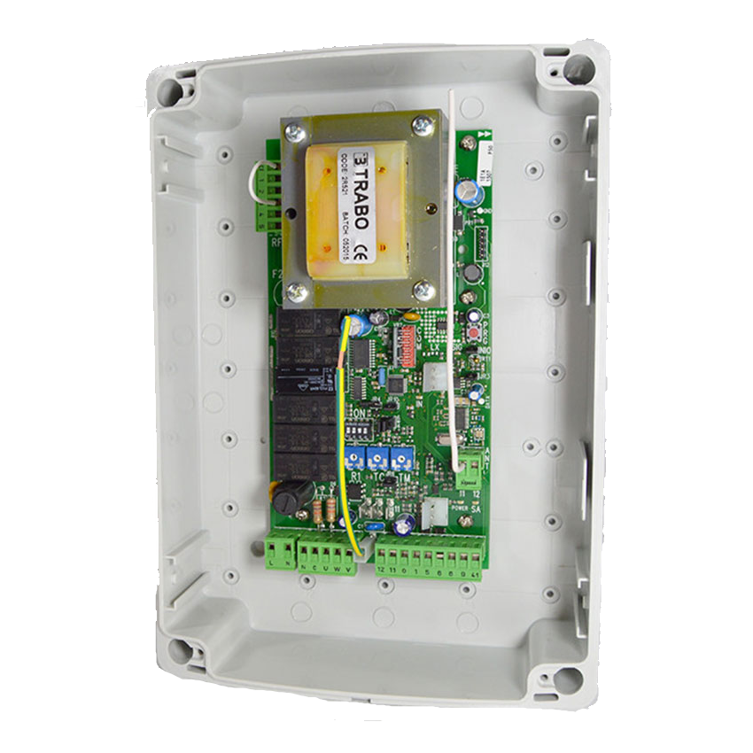 Quadro elétrico Ditec E1A para 1 motor de 230 Vca/5A com rádio 433 mhz