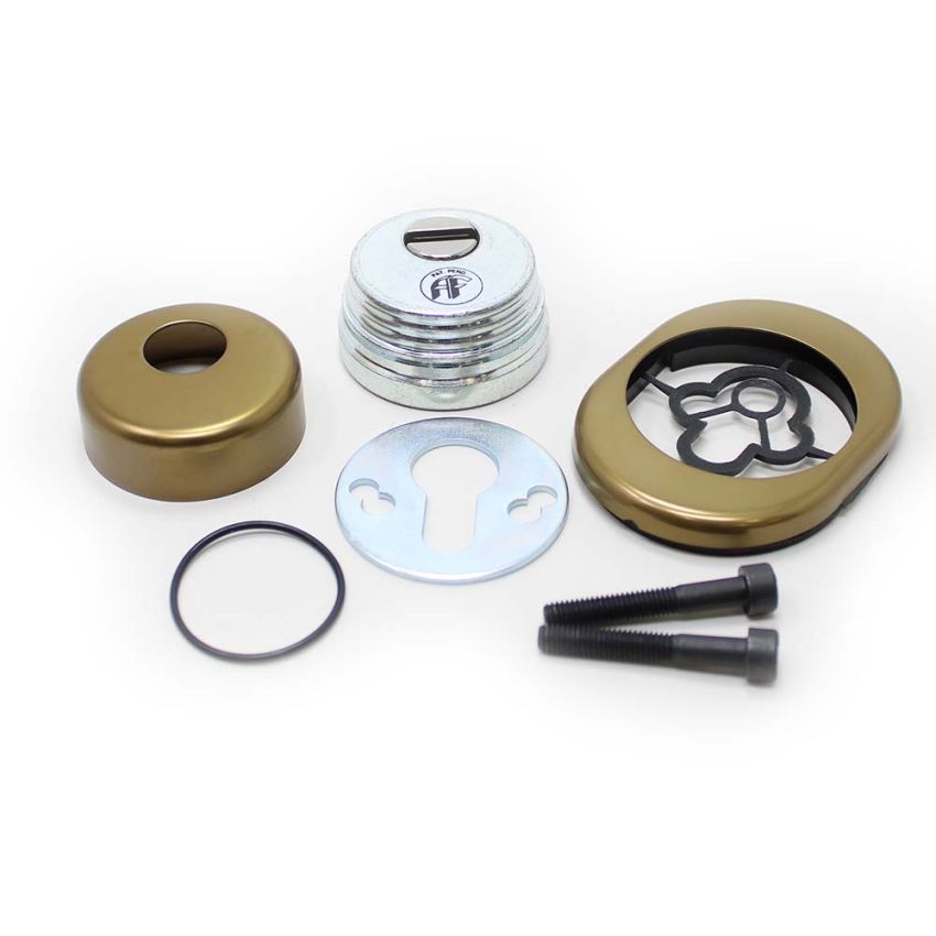 Escudo de segurança AF (Kit), anti-tubo, para fechaduras Atra, bronze, 50 mm