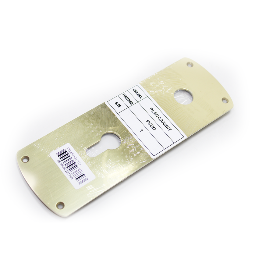 Placa substituição AF Grip Stop Yale/Euro Latão