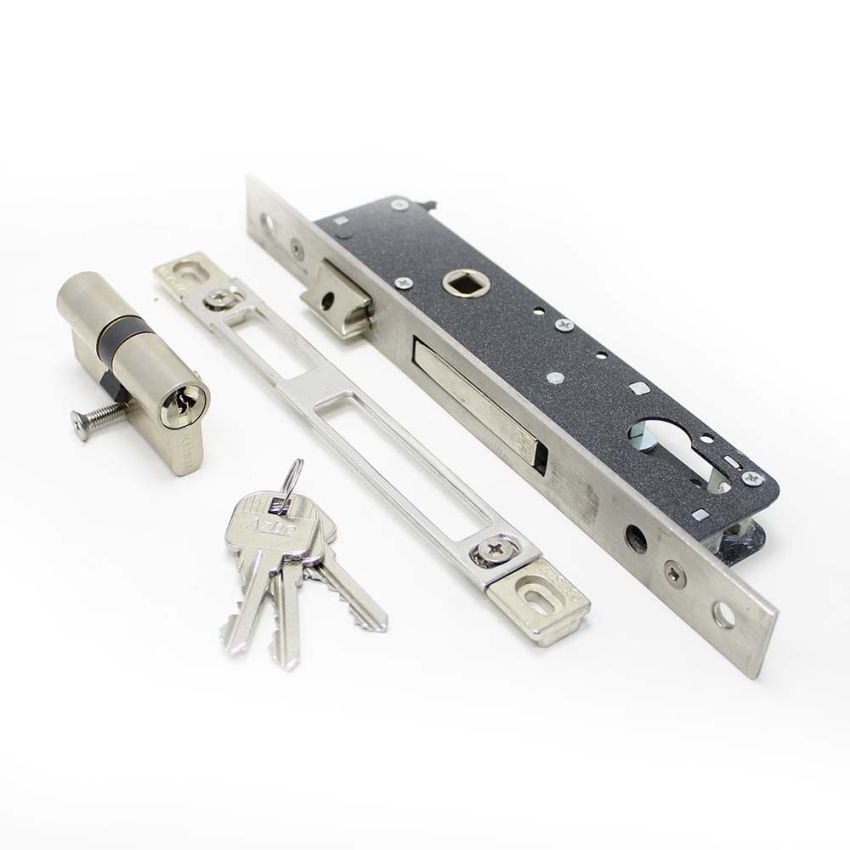 Fechadura de embutir alumínio YALE 5500, entrada 25 mm