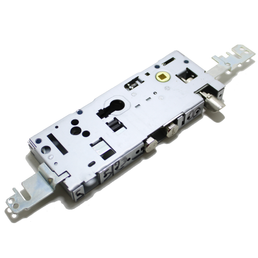 Fechadura Fichet Vertipoint, caixa central, cilindro europeu esquerda