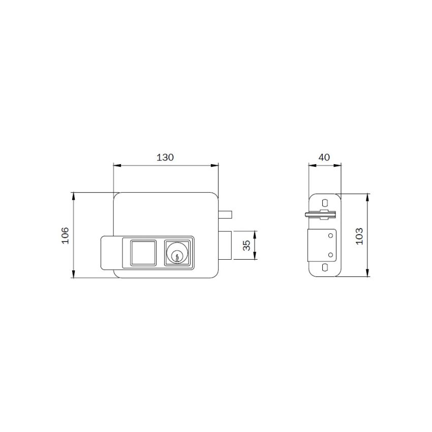 Fechadura ISEO 520320605
