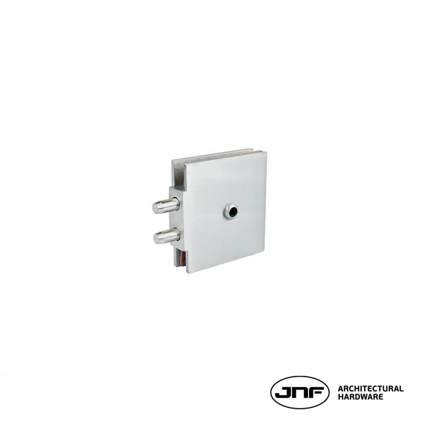 Fechadura JNF IN.20.3000.1 para portas de vidro c/cilindro chave de cruz