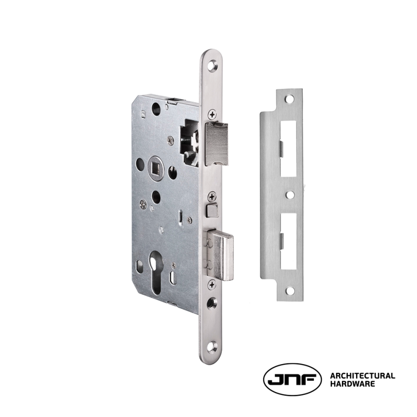 Fechadura corta fogo JNF IN.20.789, antipânico, automática,entrada de 55mm