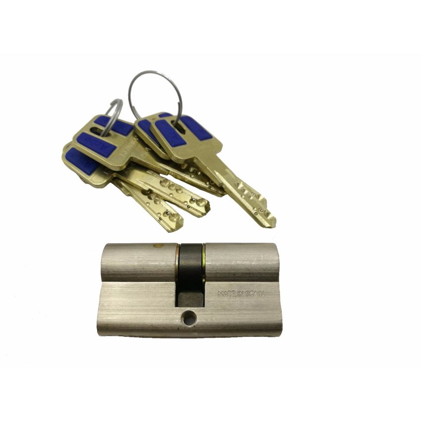 Cilindro Yale HSK 30x35mm niquelado