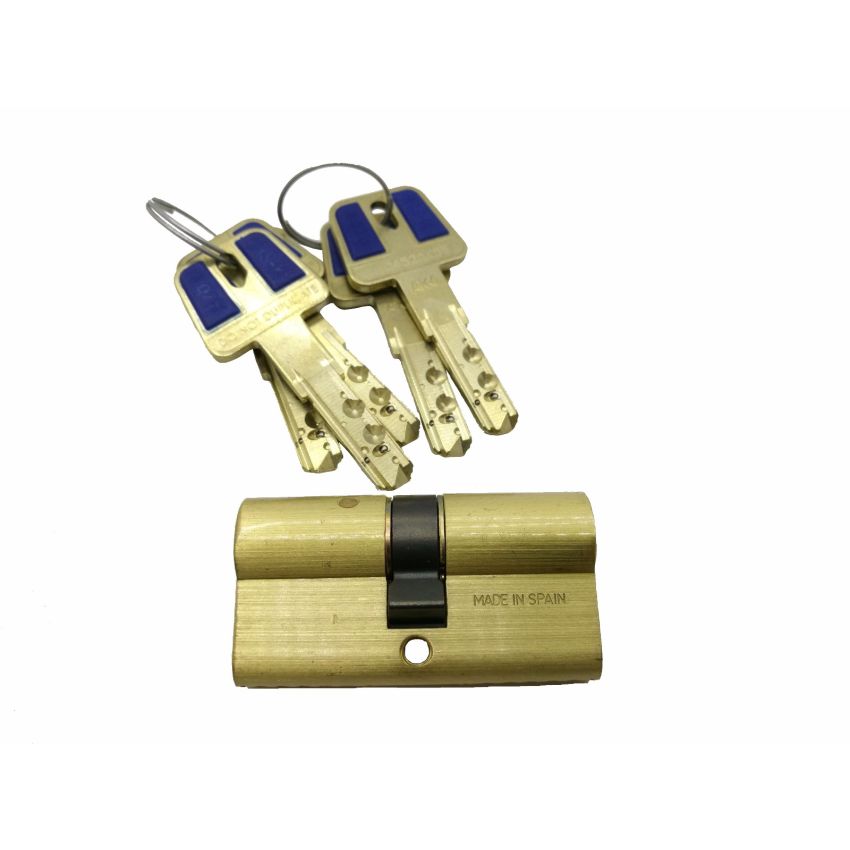 Cilindro Yale HSK 30x35mm latonado