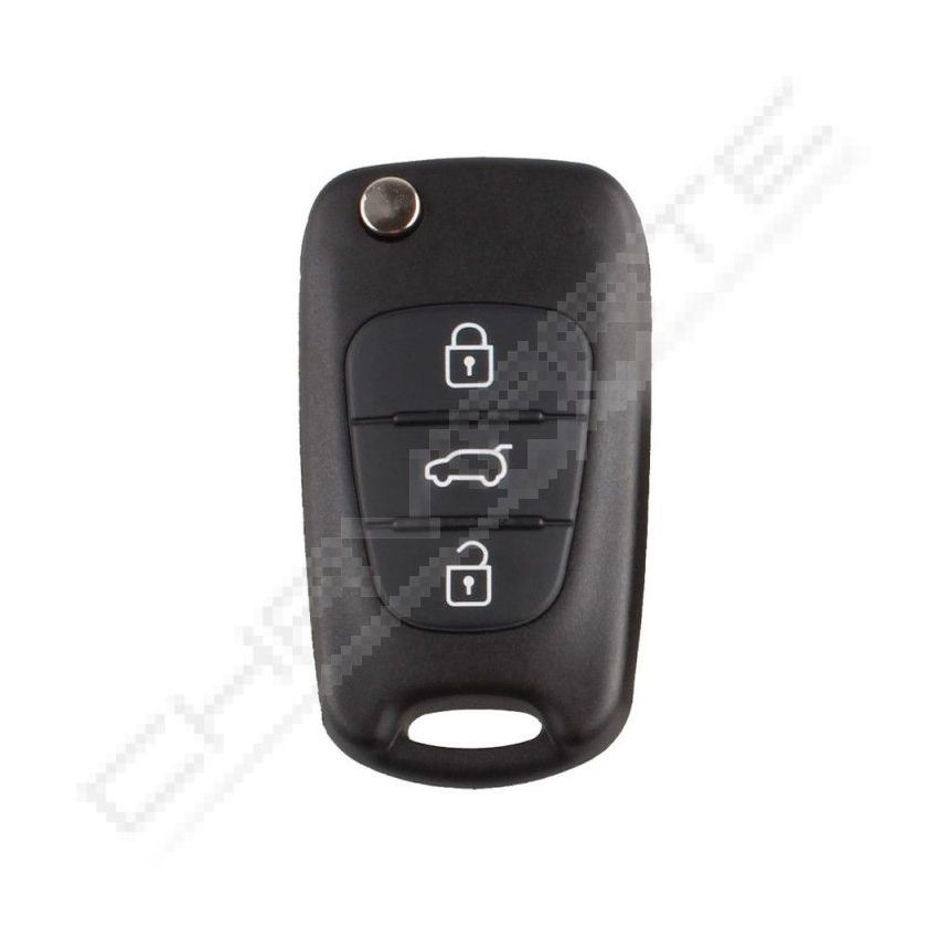 Comando Hyundai flip Três Botões - I30 Id 60