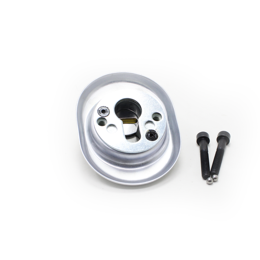 Escudo de segurança AF cromado (Kit), anti-tubo e superblindado, 50 mm