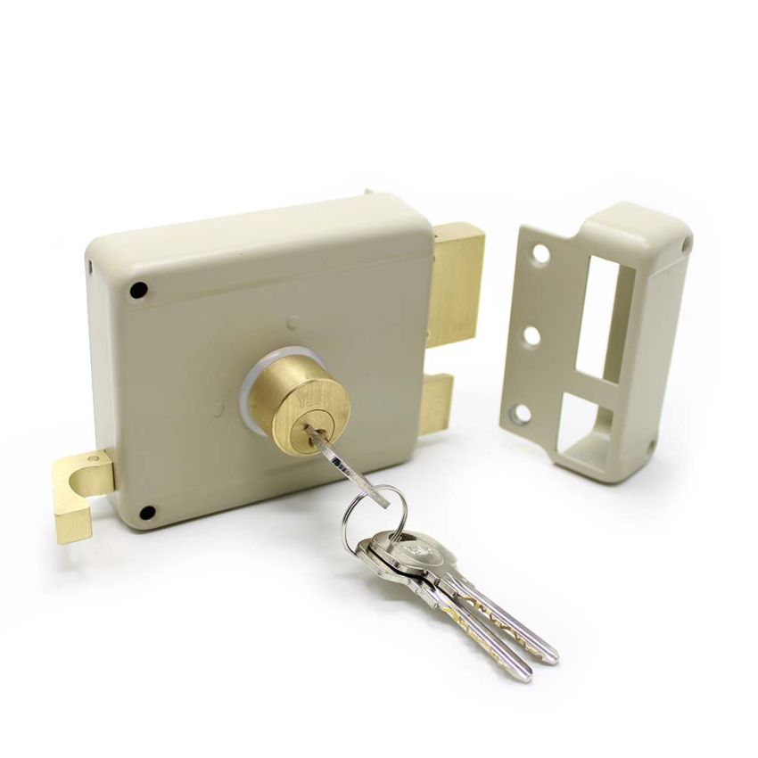 Fechadura de sobrepor Yale 63000501 (tipo 720), direita, entrada 5 cm