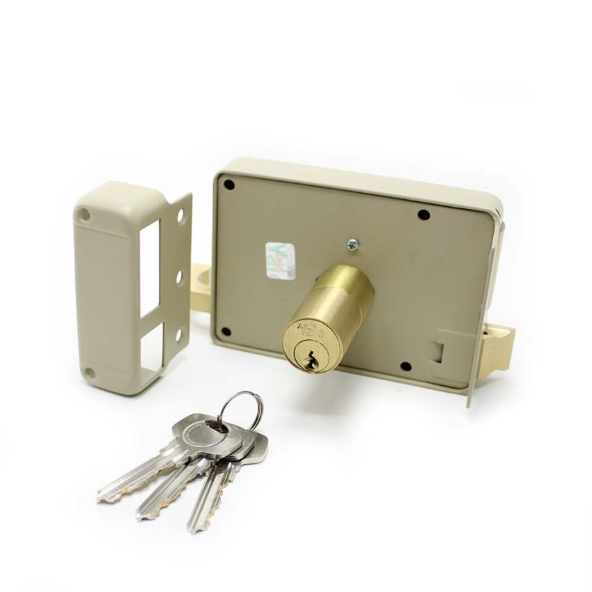 Fechadura de sobrepor Yale 63000602 (tipo 720), esquerda, entrada 6 cm