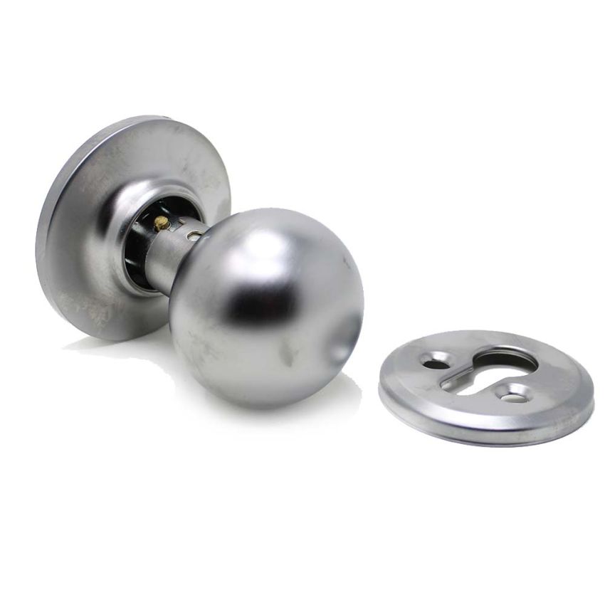 Puxador redondo Tesa 3934, rotativo, cromado