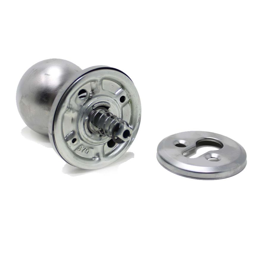 Puxador redondo Tesa 3934, rotativo, cromado