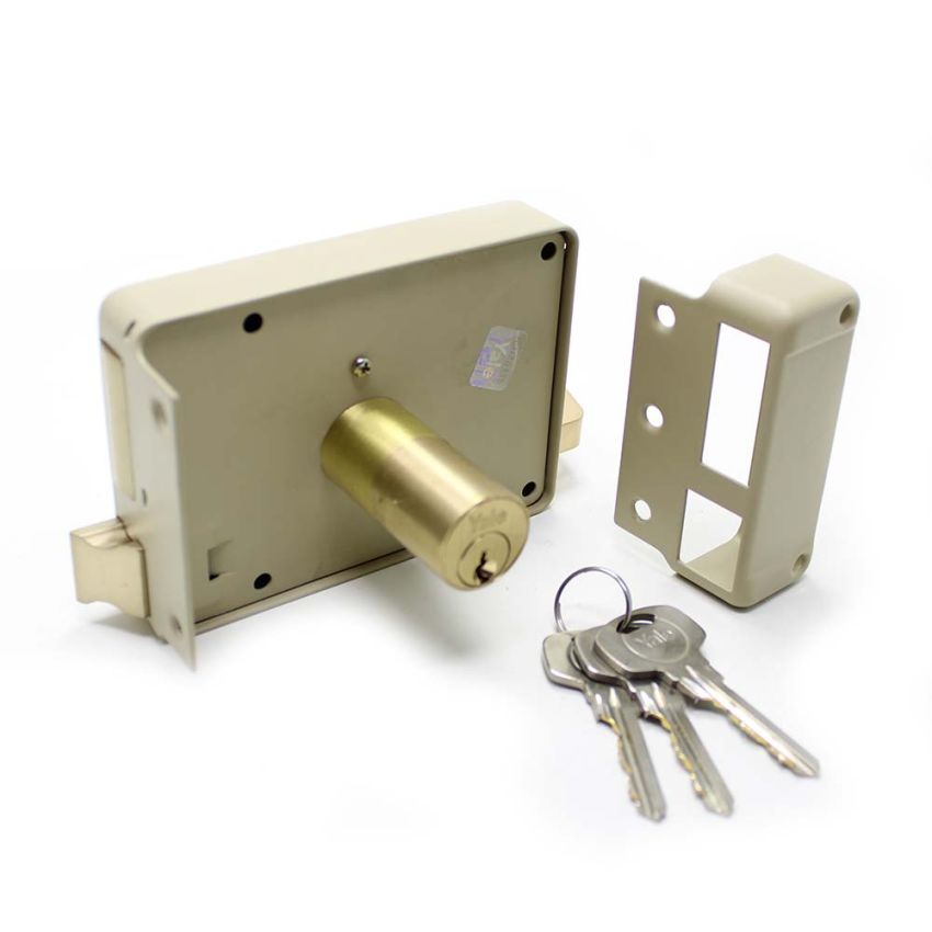 Fechadura de sobrepor Yale 63000601 (tipo 720), direita, entrada 6 cm