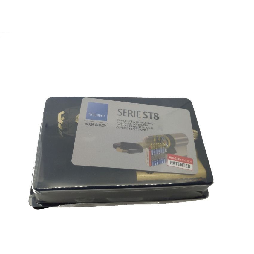 Cilindro Tesa ST8 35x55mm latonado