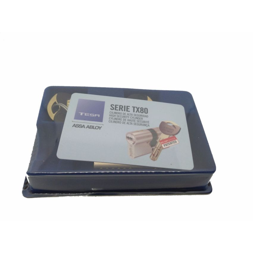 Cilindro Tesa TX80 50x10mm niquelado
