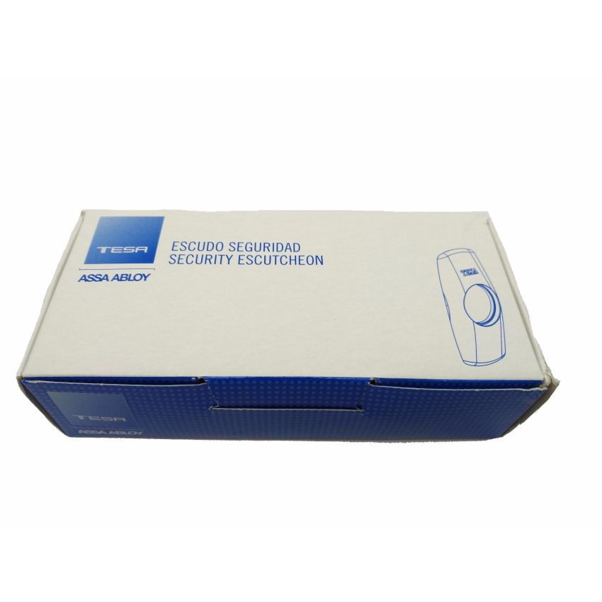 Escudo de segurança TESA com proteção rotativa para cilindro de perfil europeu, dourado