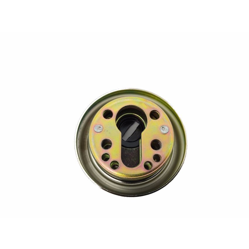 Escudo de segurança YALE com proteção rotativa para cilindro de perfil europeu, cromado