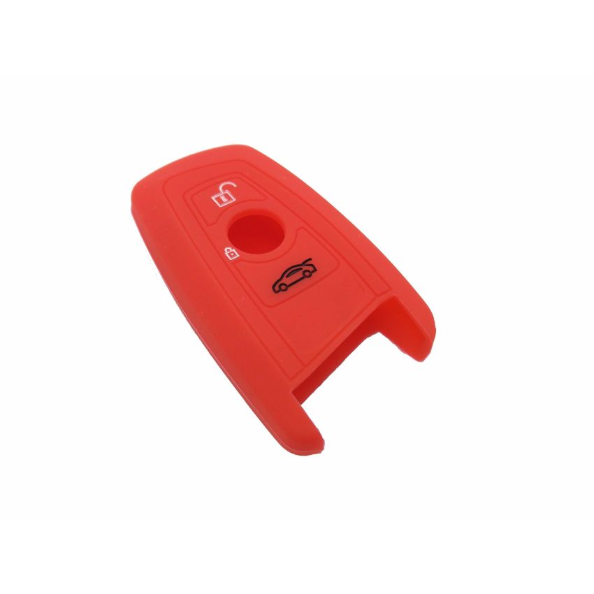 Capa silicone BMW, três botões, vermelho